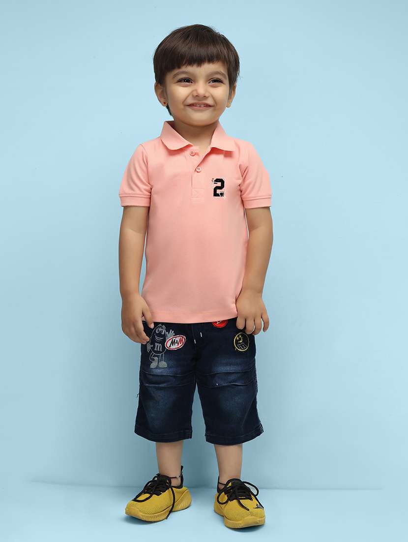 pink poly cotton tshirt - 20996405 - Standard Image - 1