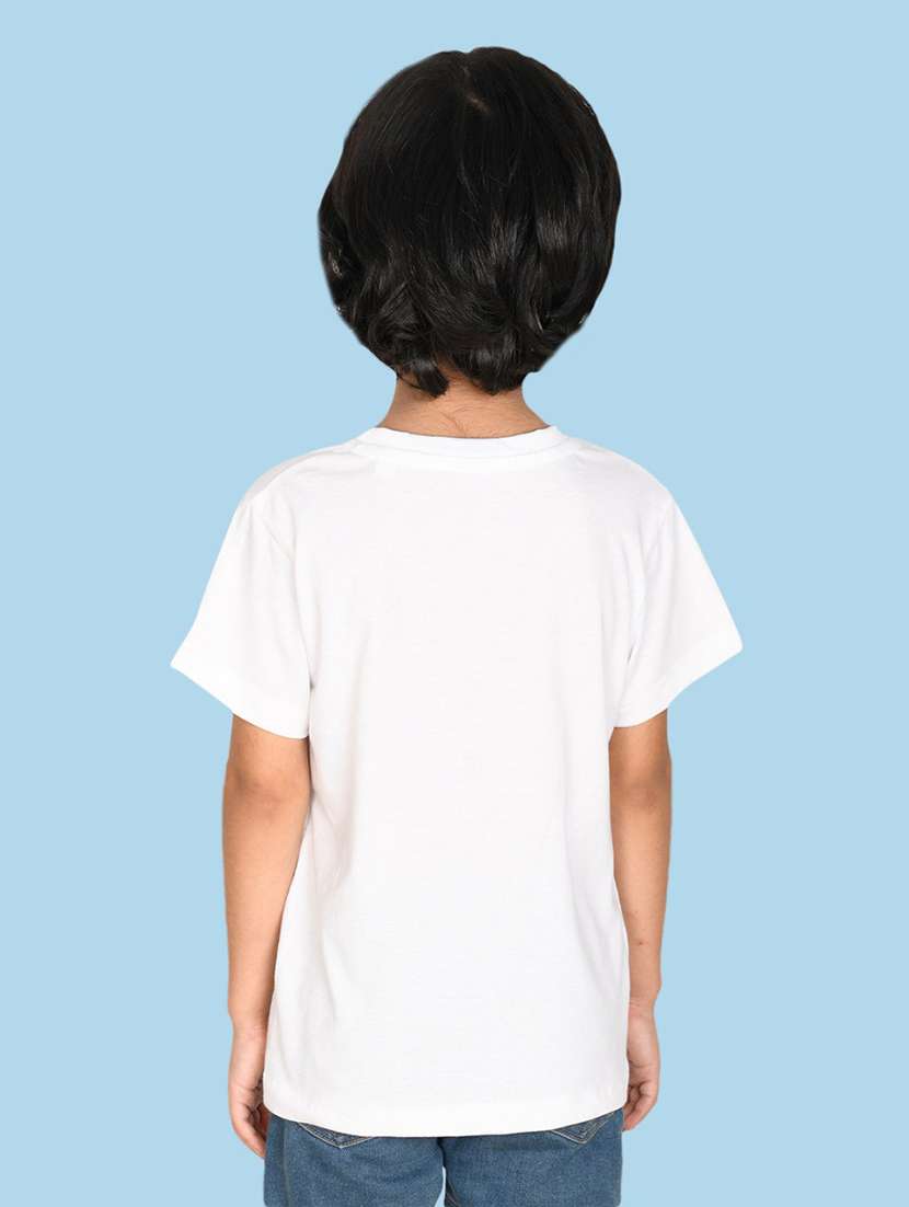 white cotton blend tshirt - 20996657 - Standard Image - 1