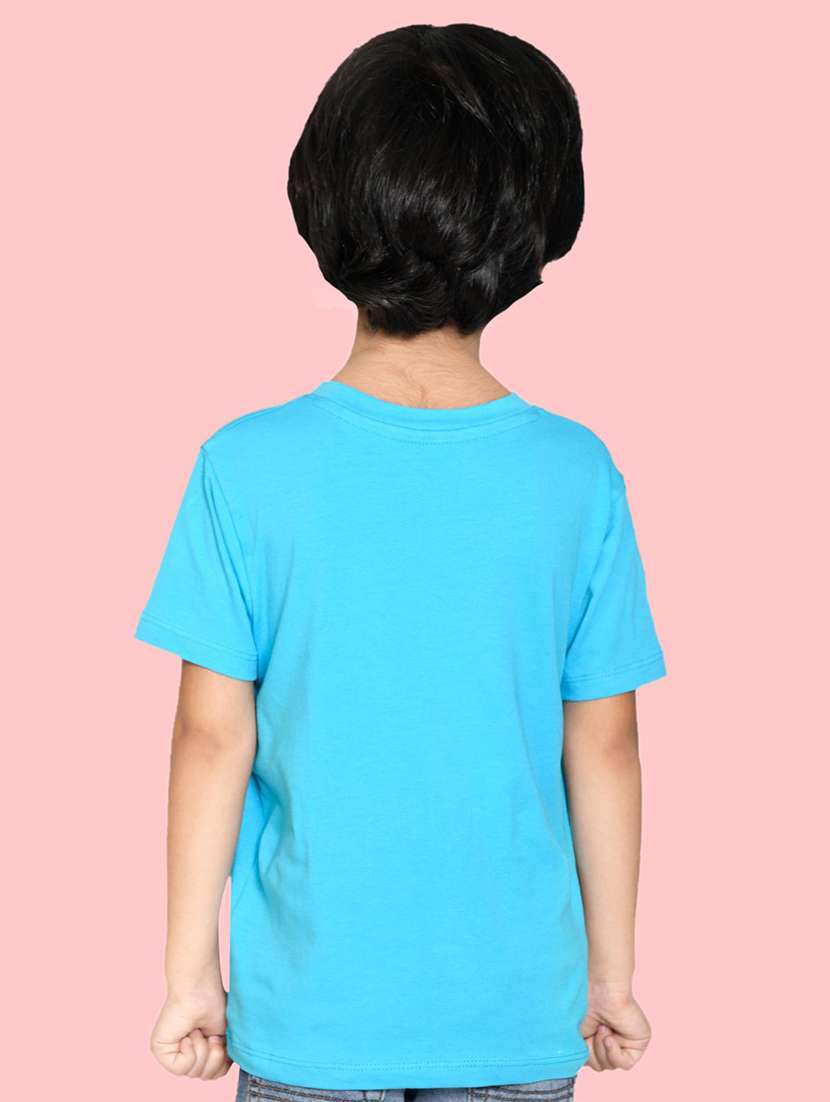 blue cotton blend tshirt - 20996752 - Standard Image - 1