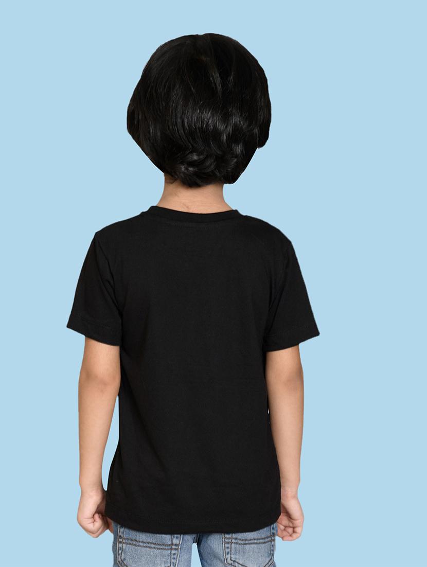 black cotton blend tshirt - 20996802 - Standard Image - 1