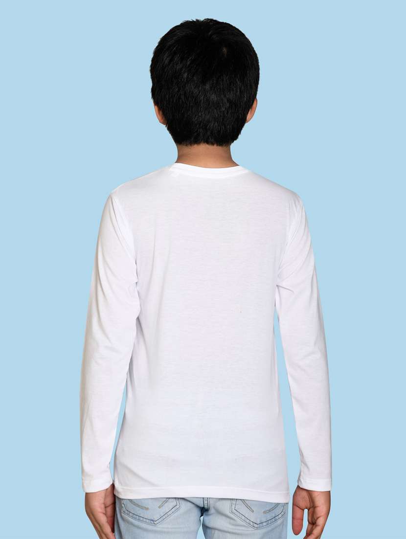 white cotton blend t-shirt - 20996871 -  Standard Image - 1