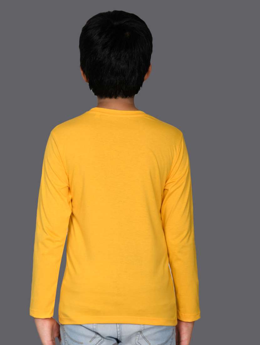 yellow cotton blend tshirt - 20996995 - Standard Image - 1