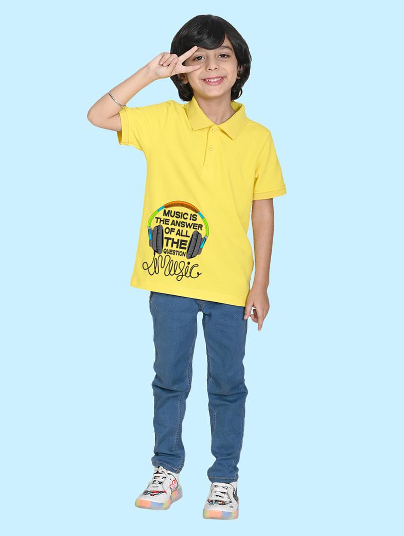 yellow poly cotton tshirt - 20997123 - Standard Image - 1