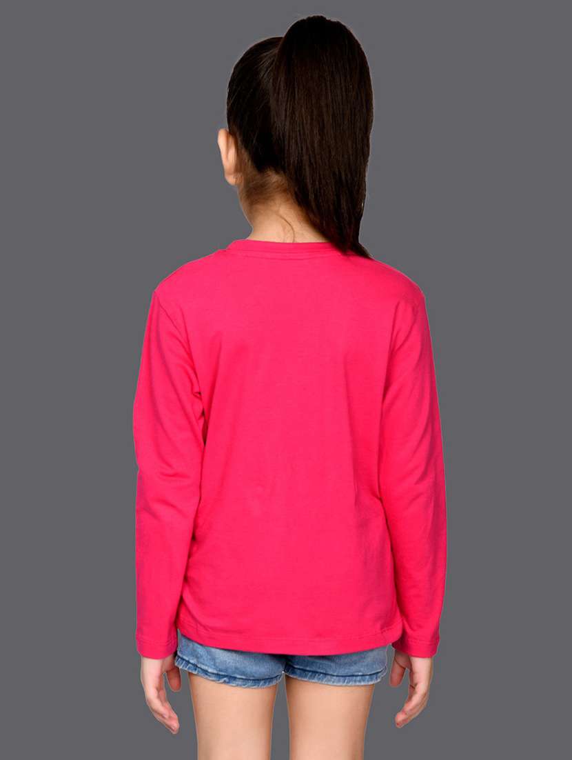 pink cotton blend tee - 20997937 - Standard Image - 1
