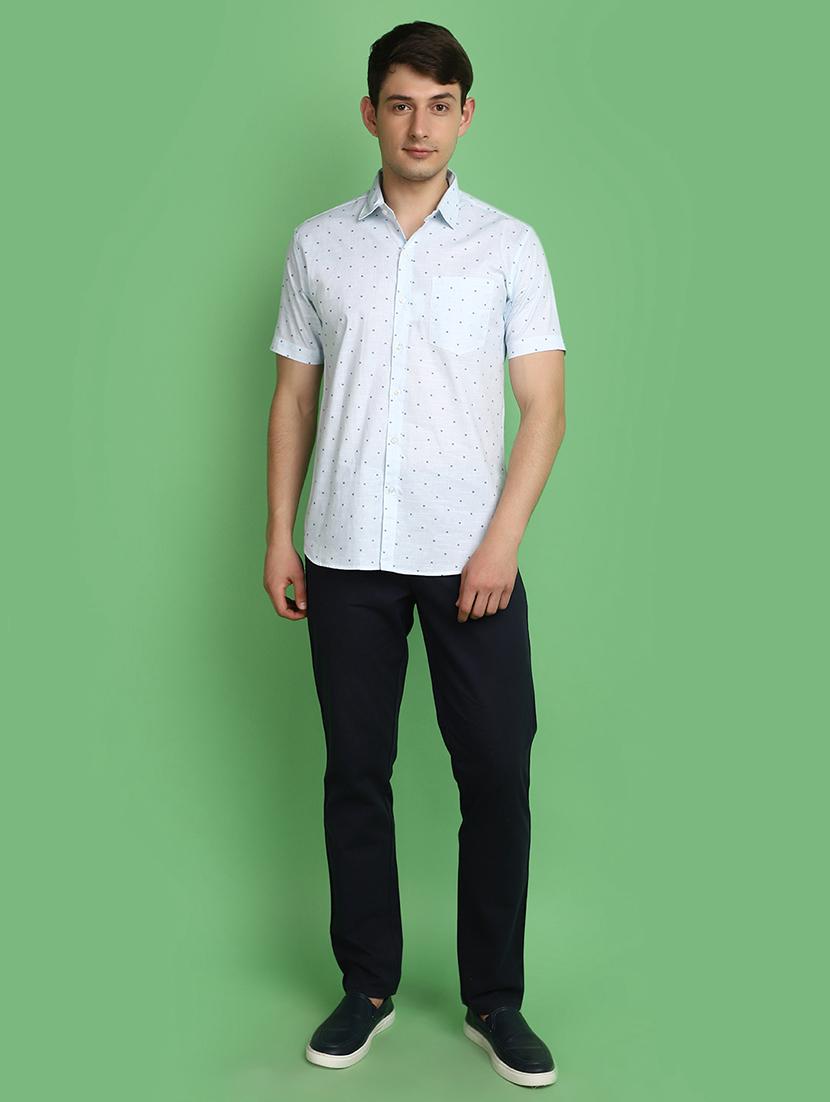 men printed slub casual shirt - 20998273 - Standard Image - 4