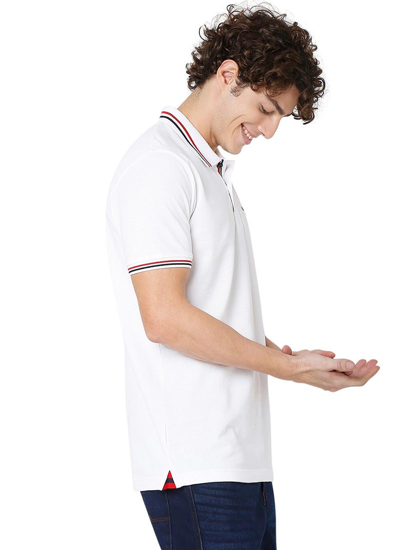 white cotton plain tshirt - 20998391 - Standard Image - 1