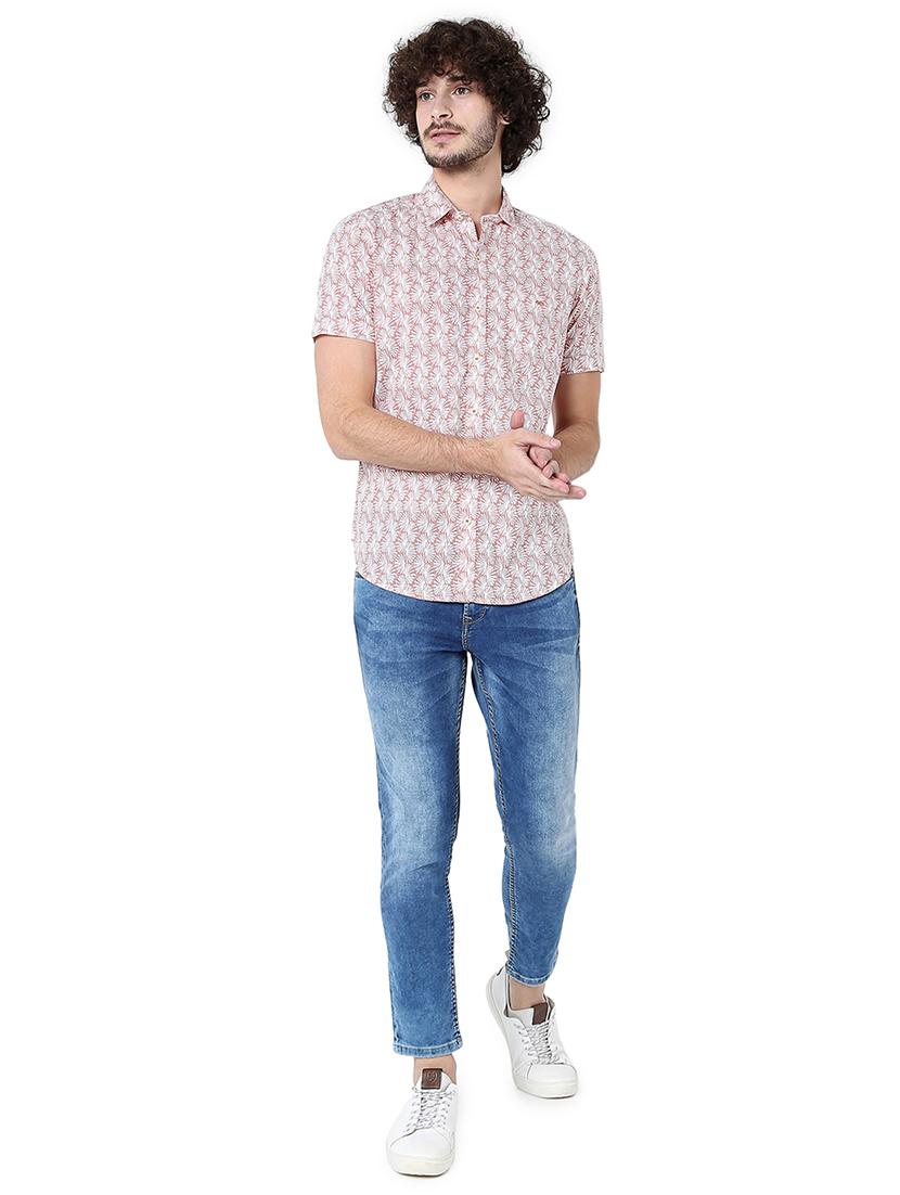 pink cotton casual shirt - 20998579 - Standard Image - 4