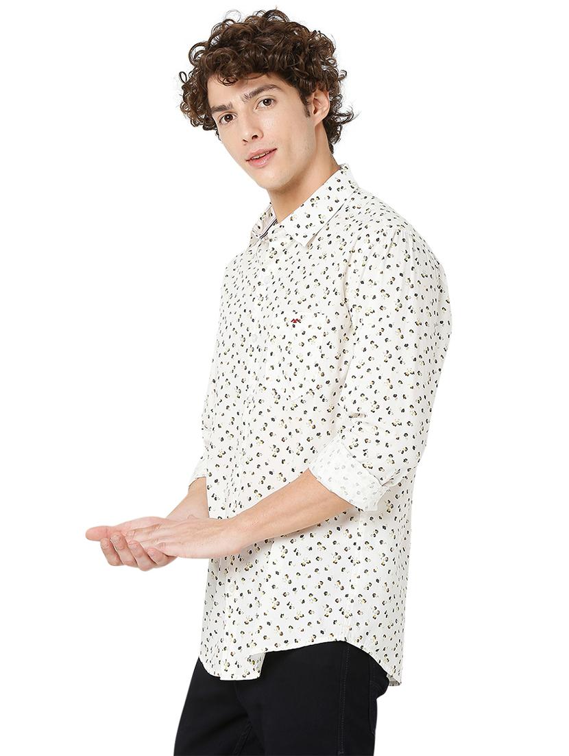 men printed casual shirt - 20998625 - Standard Image - 1