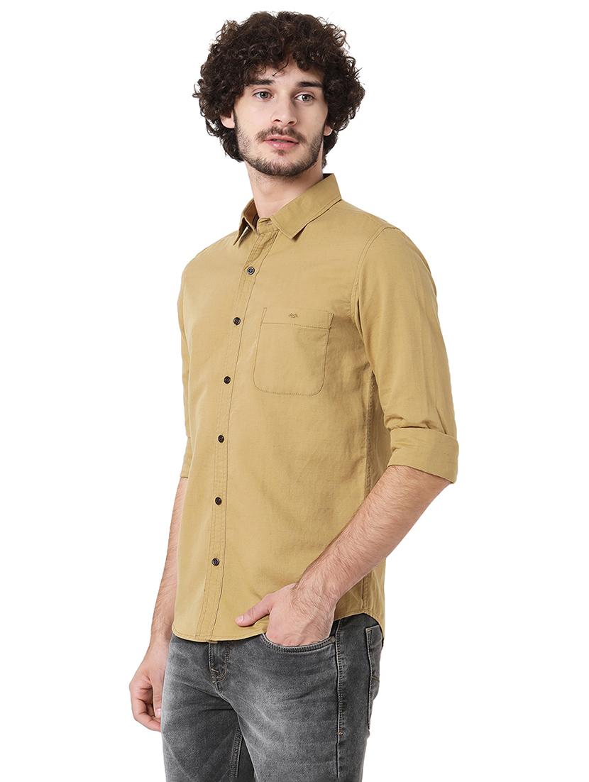 men collared long sleeve casual shirt - 20998650 - Standard Image - 1