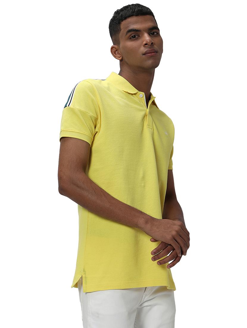 yellow cotton plain tshirt - 20998737 - Standard Image - 1