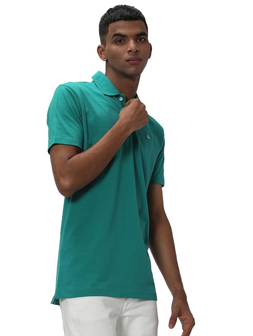 green cotton plain tshirt - 20998741 - Standard Image - 1