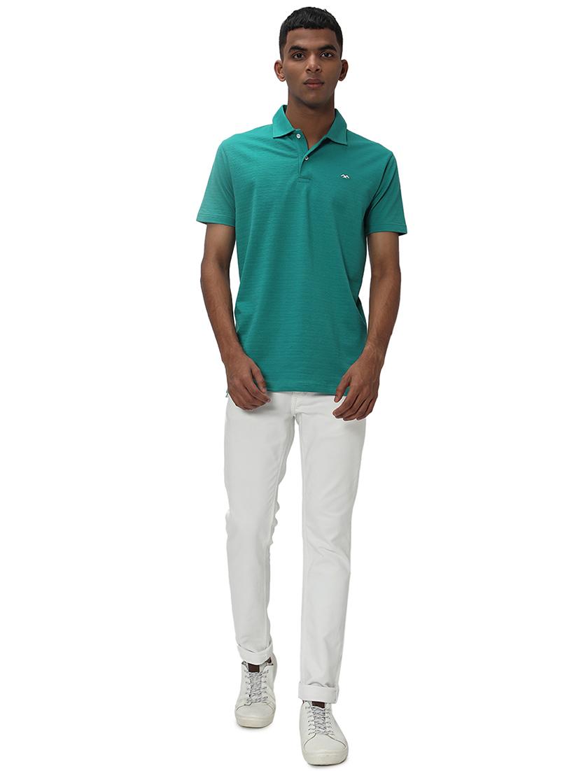 green cotton plain tshirt - 20998741 - Standard Image - 4