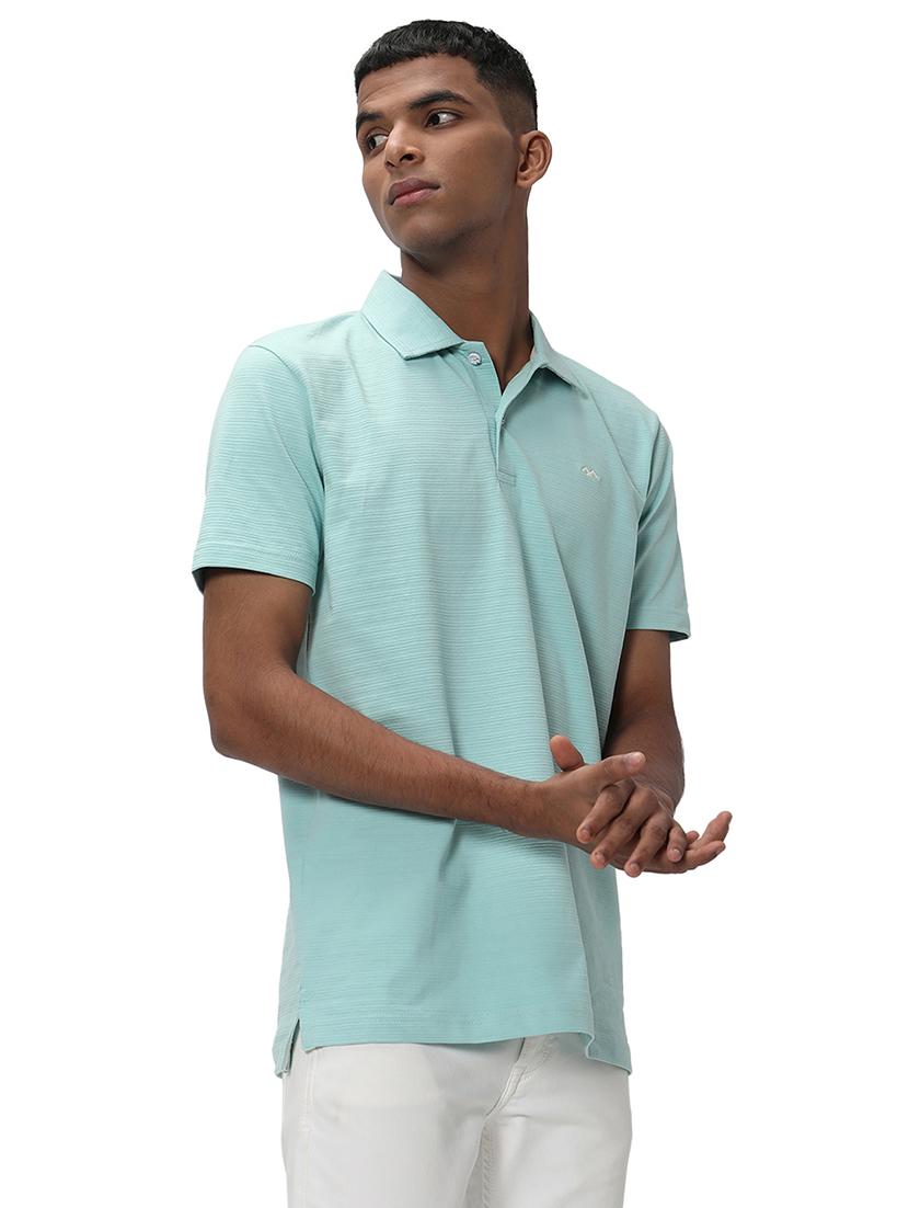 light blue cotton plain tshirt - 20998743 - Standard Image - 1