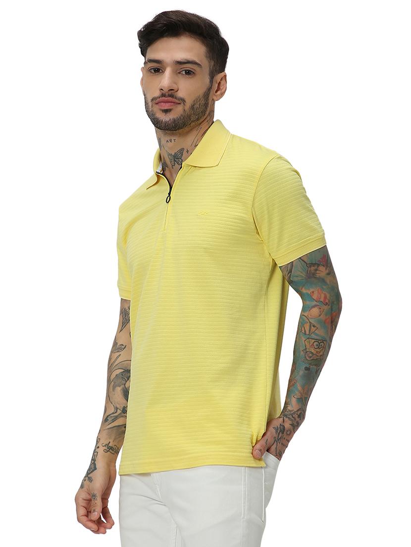 yellow cotton plain tshirt - 20998787 -  Standard Image - 1