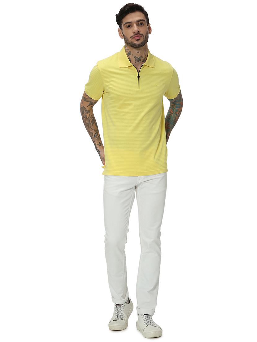 yellow cotton plain tshirt - 20998787 - Standard Image - 4