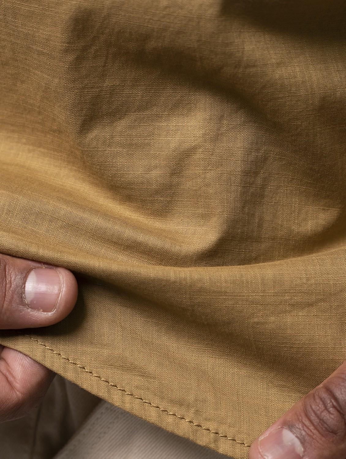 khaki cotton casual shirt - 20998884 - Standard Image - 6