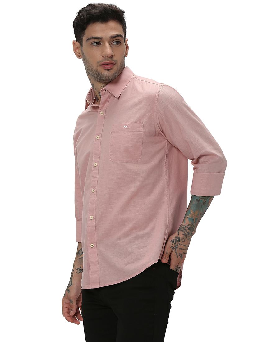 pink cotton casual shirt - 20998892 -  Standard Image - 1