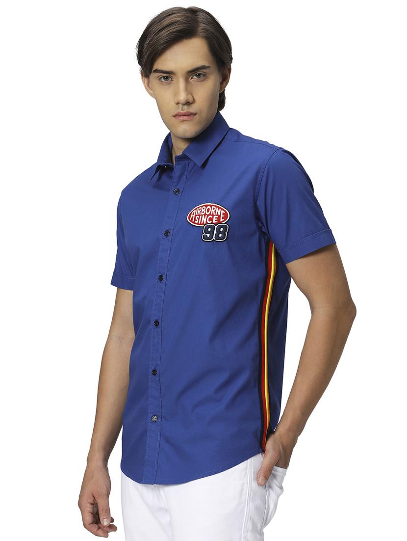blue cotton casual shirt - 20999047 -  Standard Image - 1