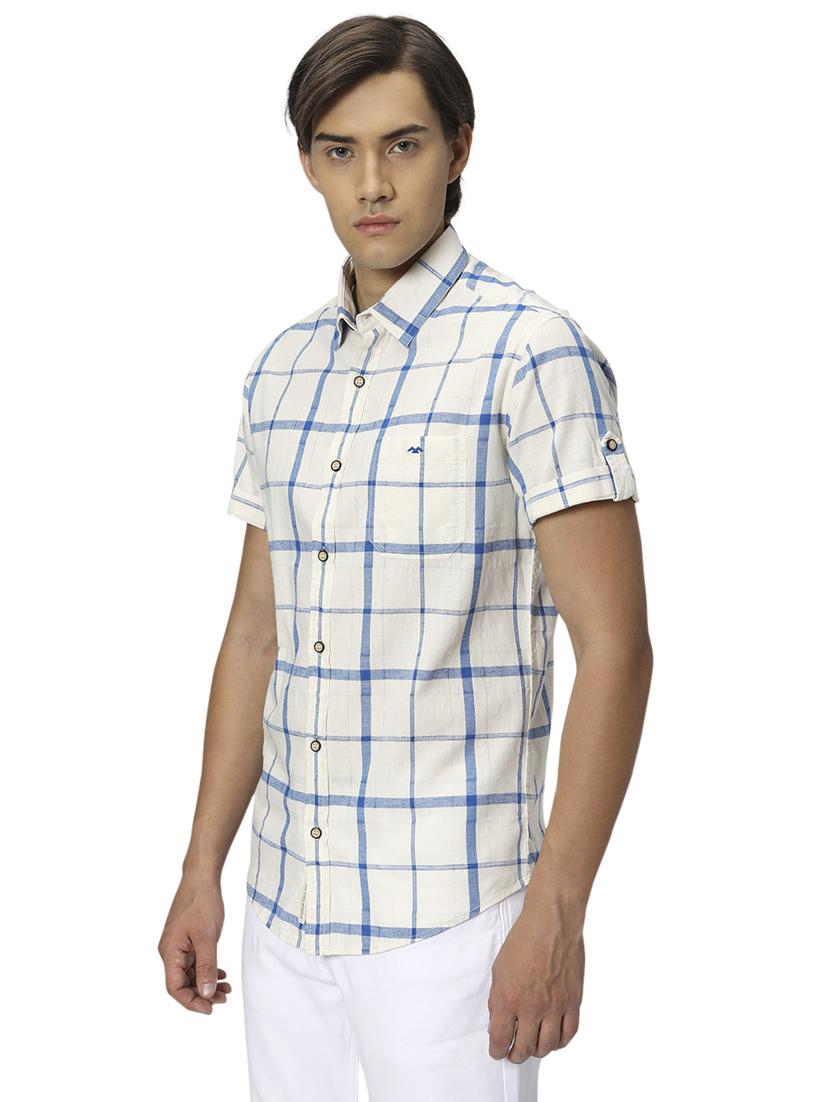blue cotton casual shirt - 20999058 -  Standard Image - 1