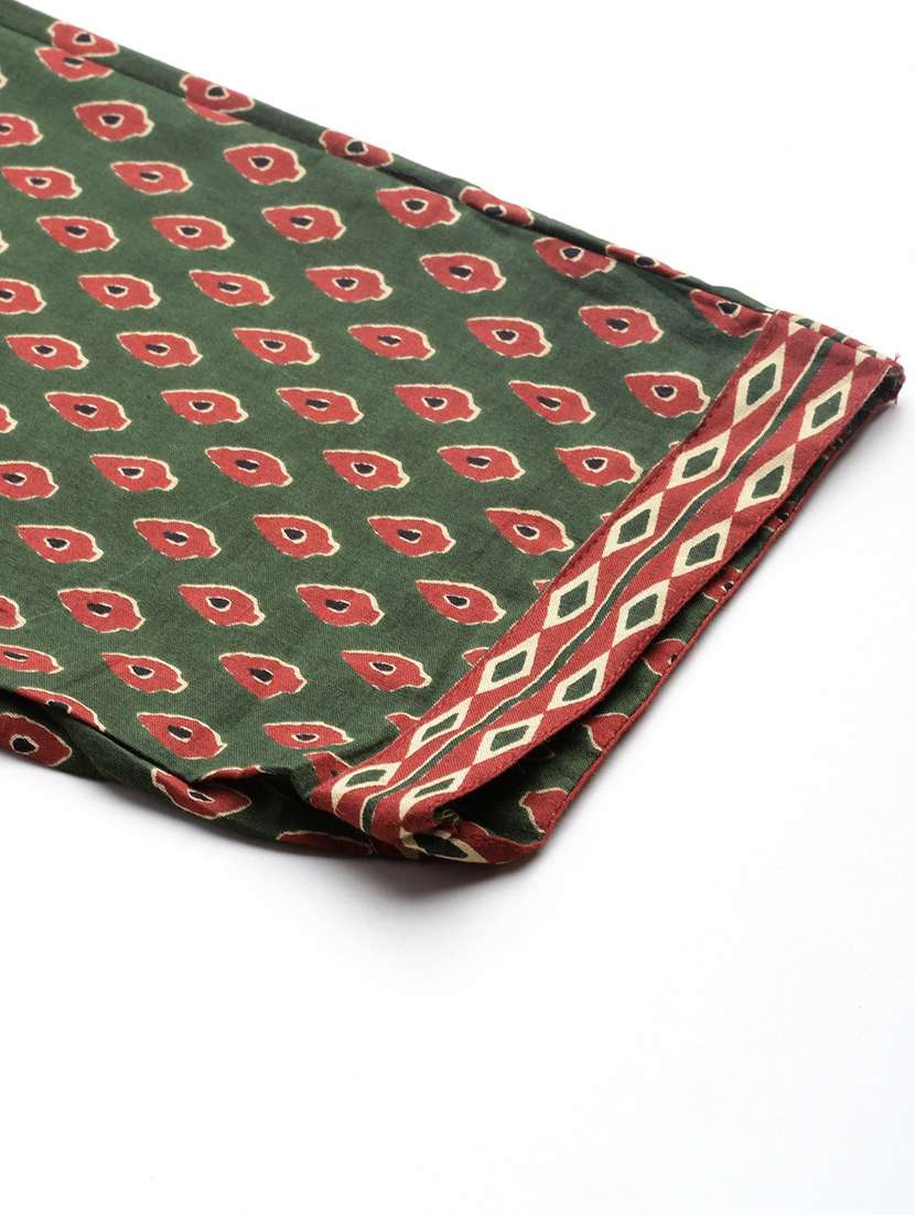 women three quarter sleeve kurta pant with dupatta set - 20999660 -  Standard Image - 6