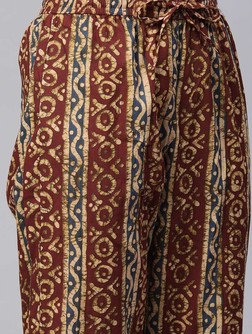 women three quarter sleeve kurta pant with dupatta set - 20999661 - Standard Image - 4