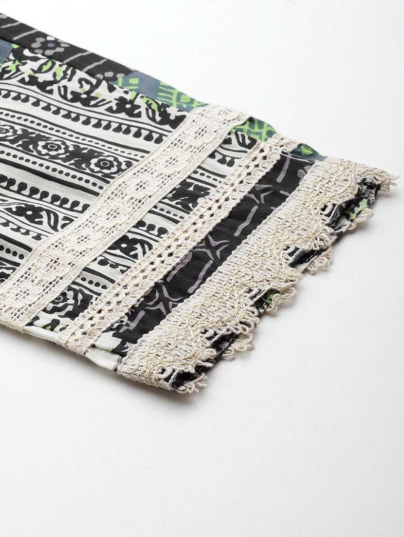 women printed kurta pant set - 20999726 -  Standard Image - 6