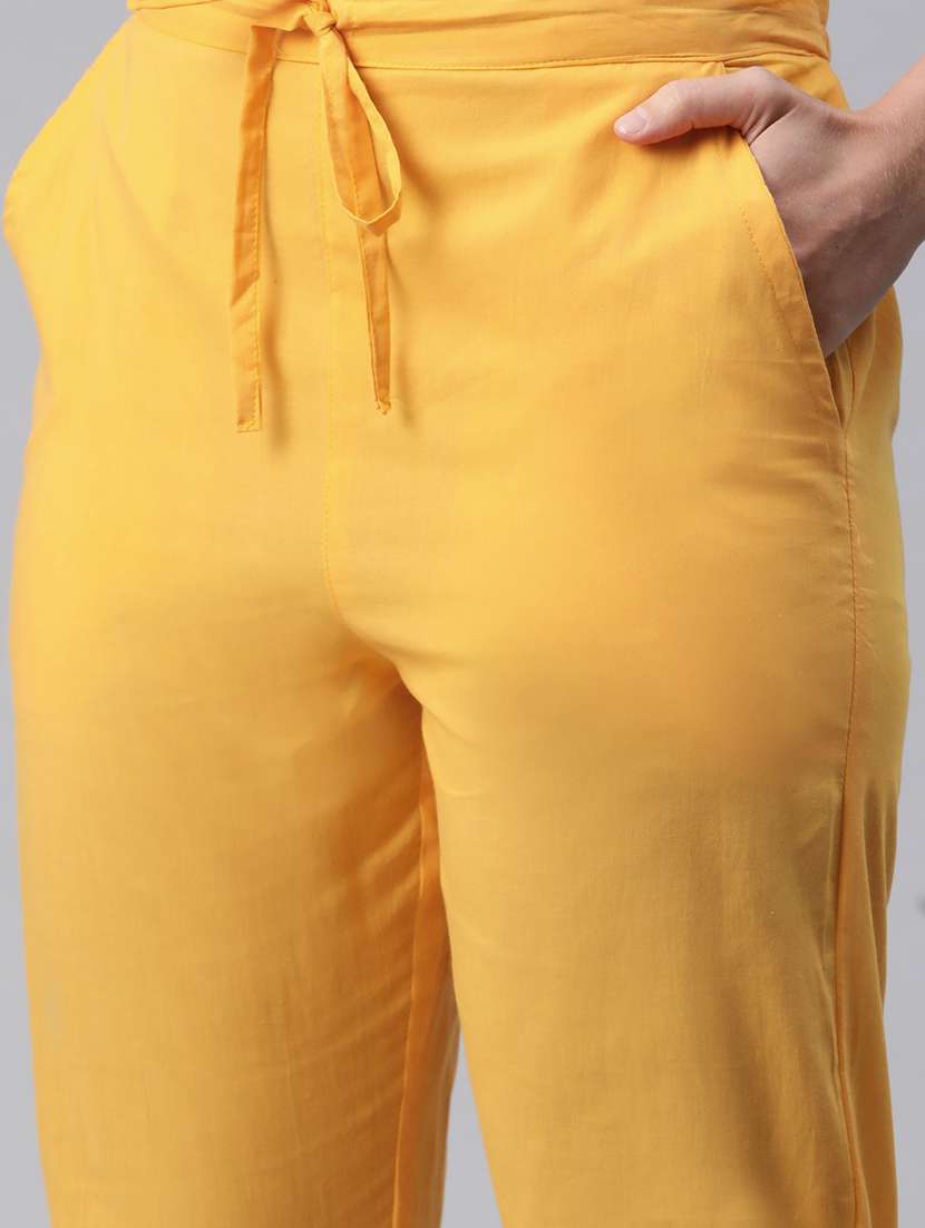 off white printed kurta pant set - 20999767 -  Standard Image - 4