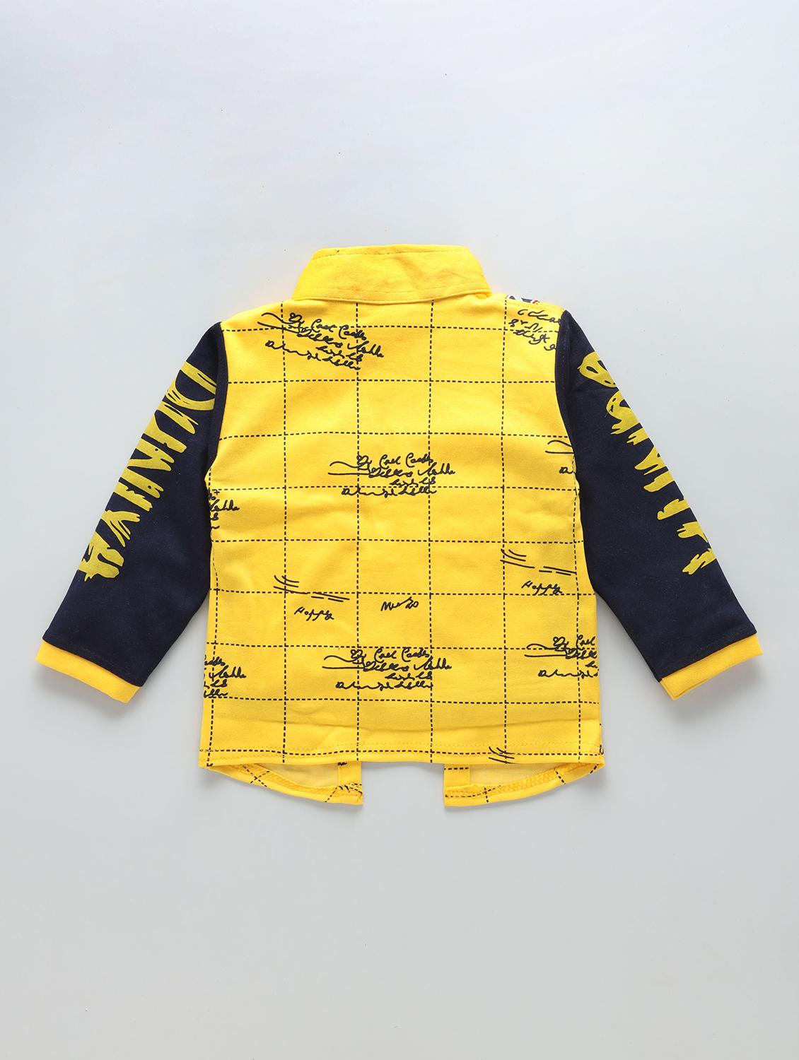 yellow printed detailed shirt & jeans set - 20999843 - Standard Image - 1
