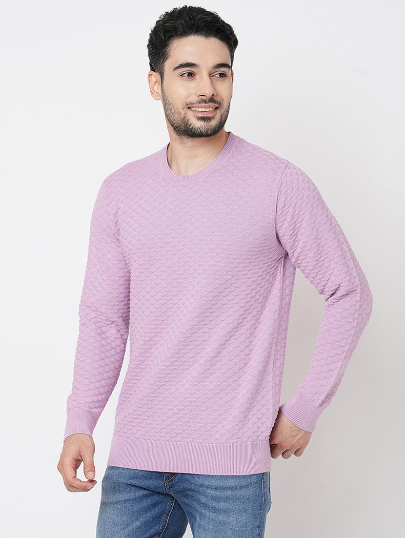 purple cotton pullover - 21000398 - Standard Image - 1