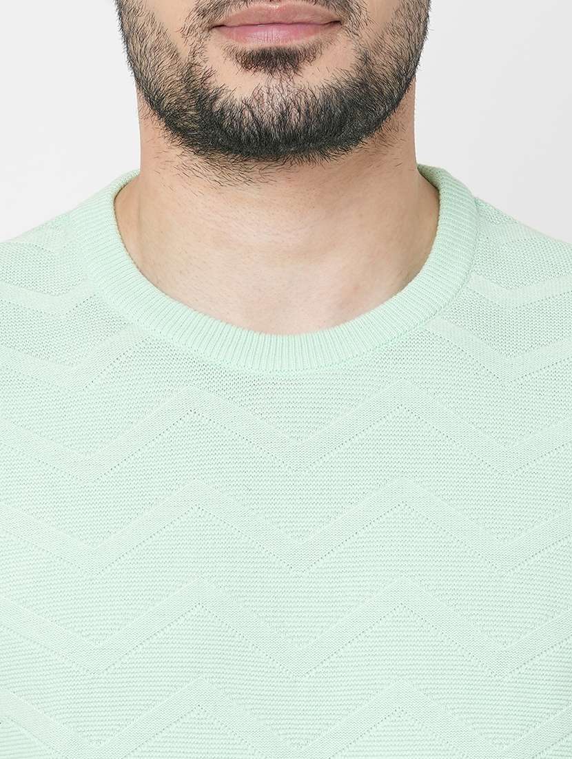 green cotton pullover - 21000407 -  Standard Image - 4