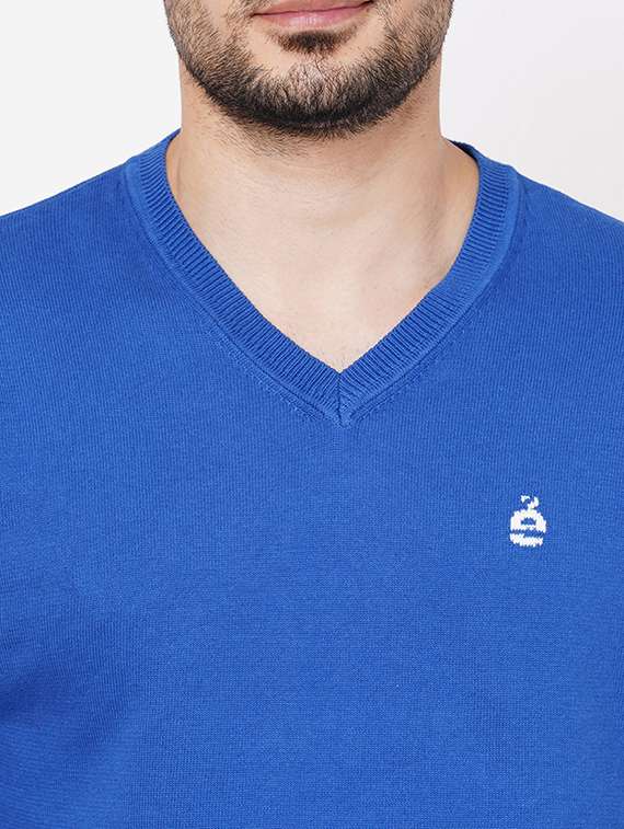 blue cotton pullover - 21000419 -  Standard Image - 4