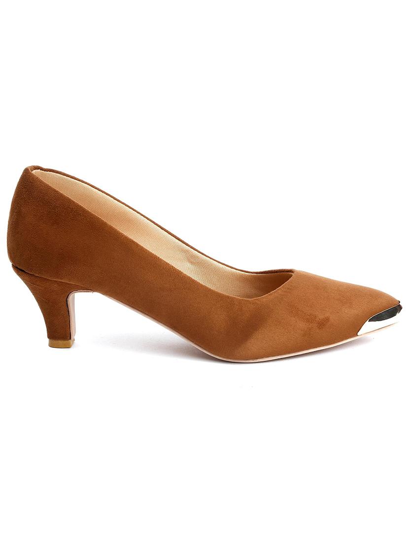 tan suede ballerina - 21000600 - Standard Image - 1