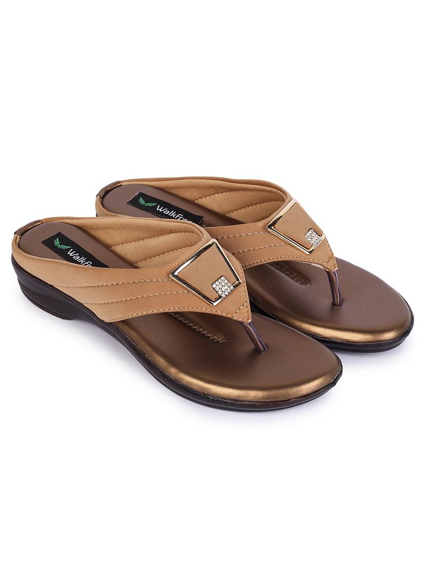 beige synthetic slip on sandals - 21000668 - Standard Image - 1