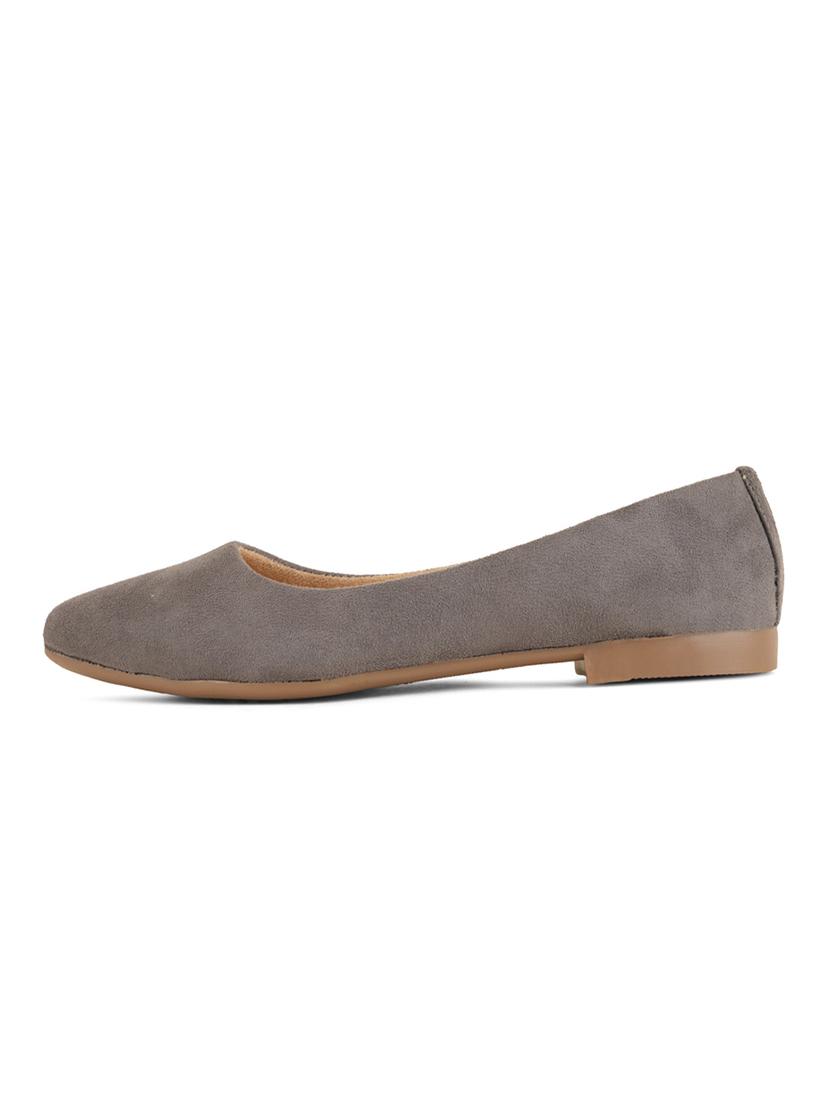 grey slip on ballerina - 21000877 - Standard Image - 1