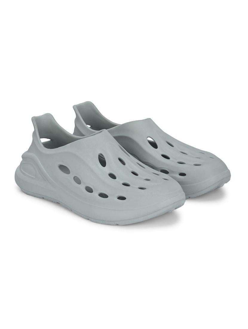 men solid color slip on clog - 21010129 -  Standard Image - 1