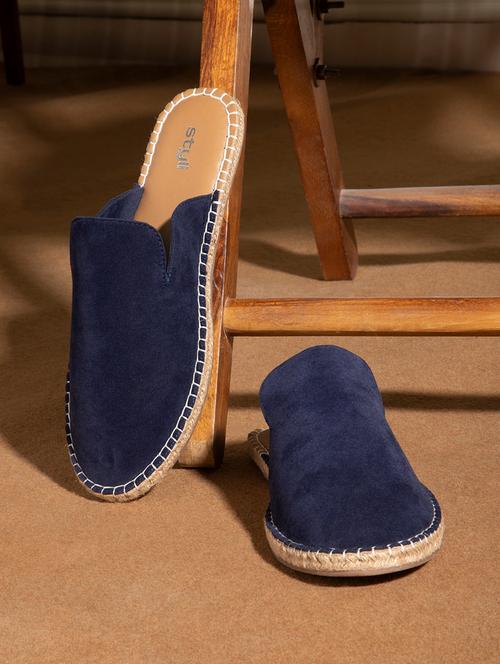 blue slip on mule - 21015873 - Standard Image - 0