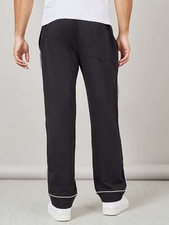 men black side taped track pant - 21016013 -  Standard Image - 1