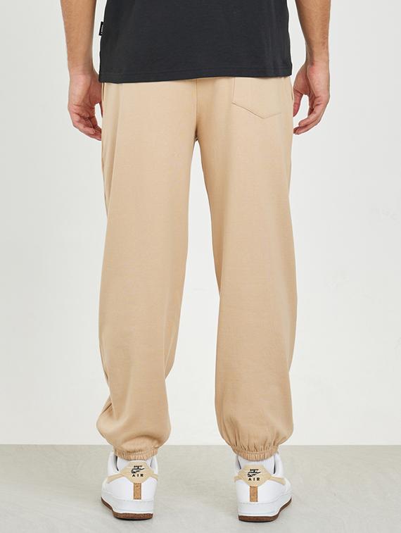 men solid beige regular jogger - 21016015 - Standard Image - 1