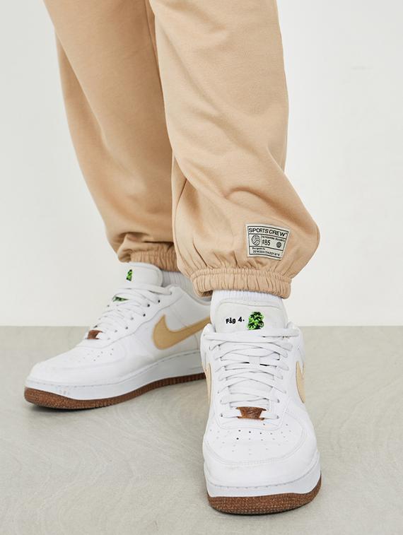 men solid beige regular jogger - 21016015 - Standard Image - 4