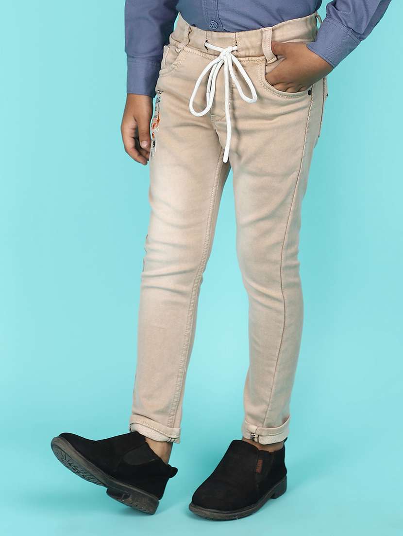 boy solid mid rise slim fit jean - 21016163 -  Standard Image - 1