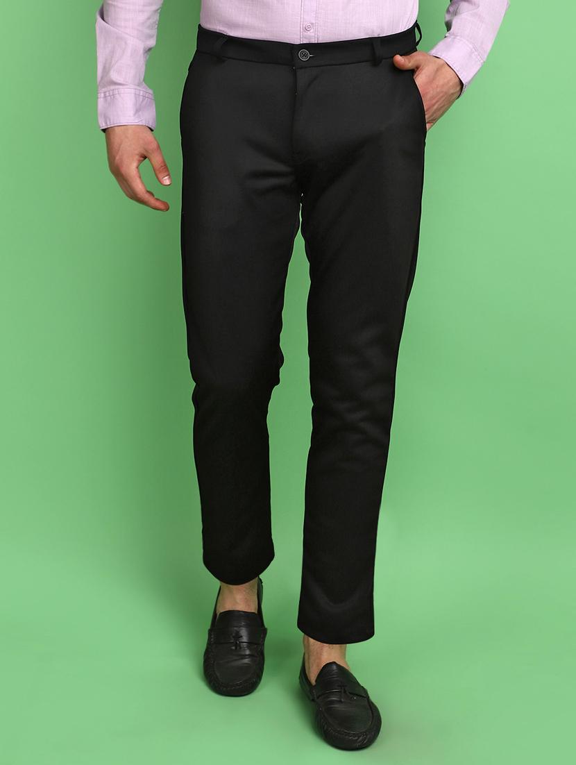 men solid anle length formal trouser - 21016209 - Zoom Image - 0