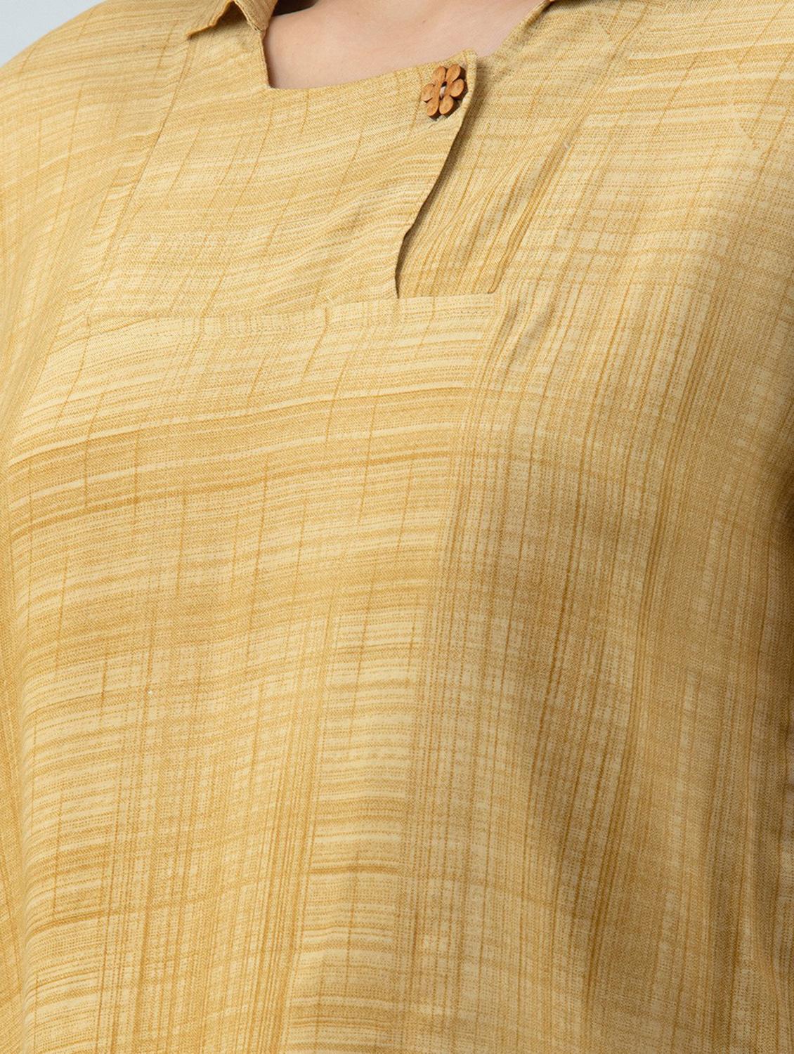 beige viscose crop top - 21016429 - Standard Image - 4