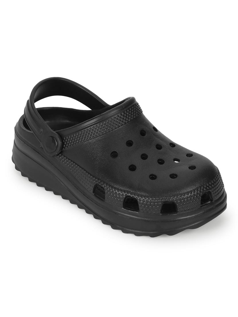 women solid slip on clogs - 21016581 - Standard Image - 1