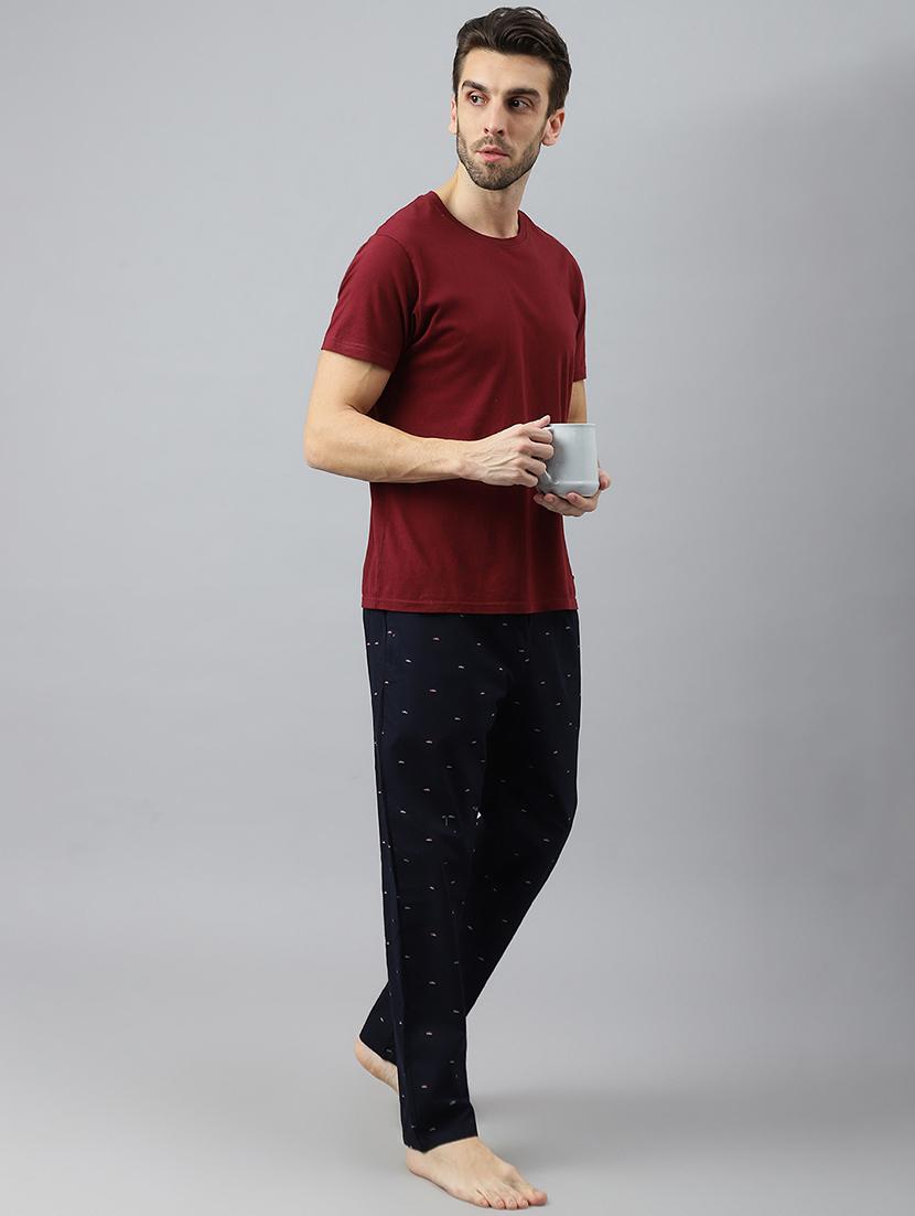 dark blue cotton pyjamas - 21016738 - Standard Image - 4