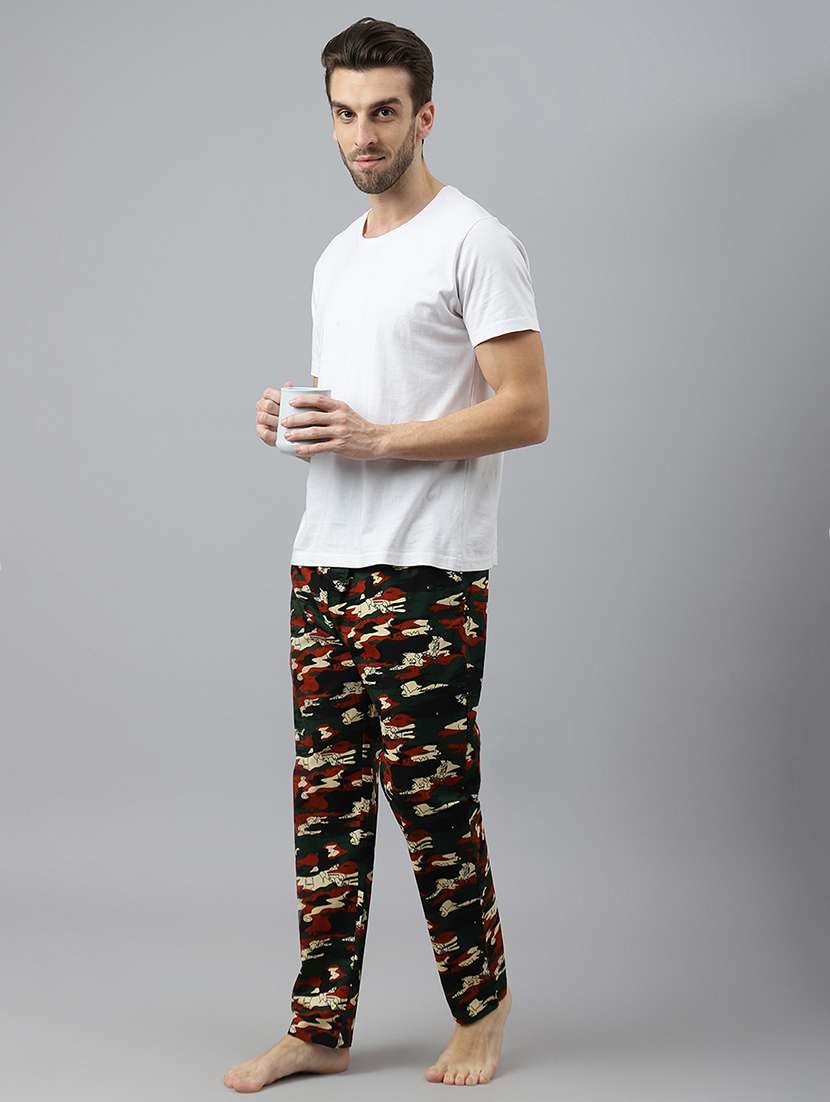 multi colored cotton pyjamas - 21016742 -  Standard Image - 4