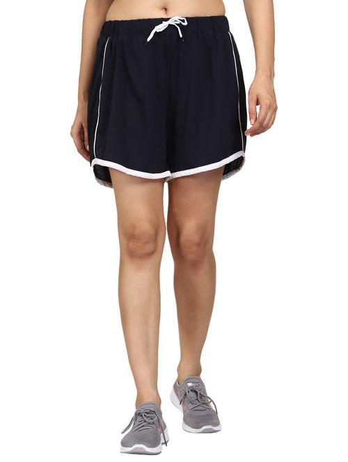 women solid mid rise regular short - 21017404 -  Standard Image - 0