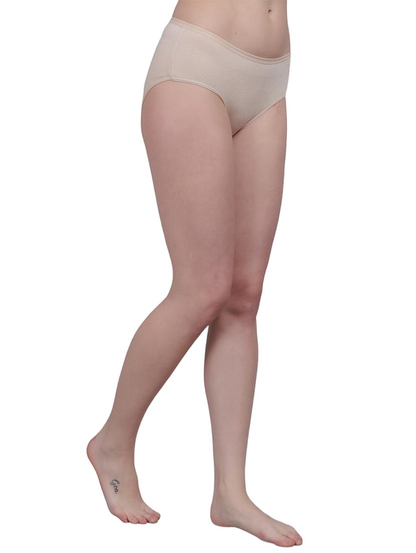 beige cotton hipster panty - 21018895 - Standard Image - 1