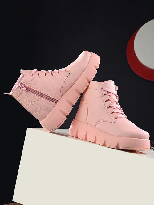 women lace up ankle lenght boot - 21019338 - Standard Image - 0
