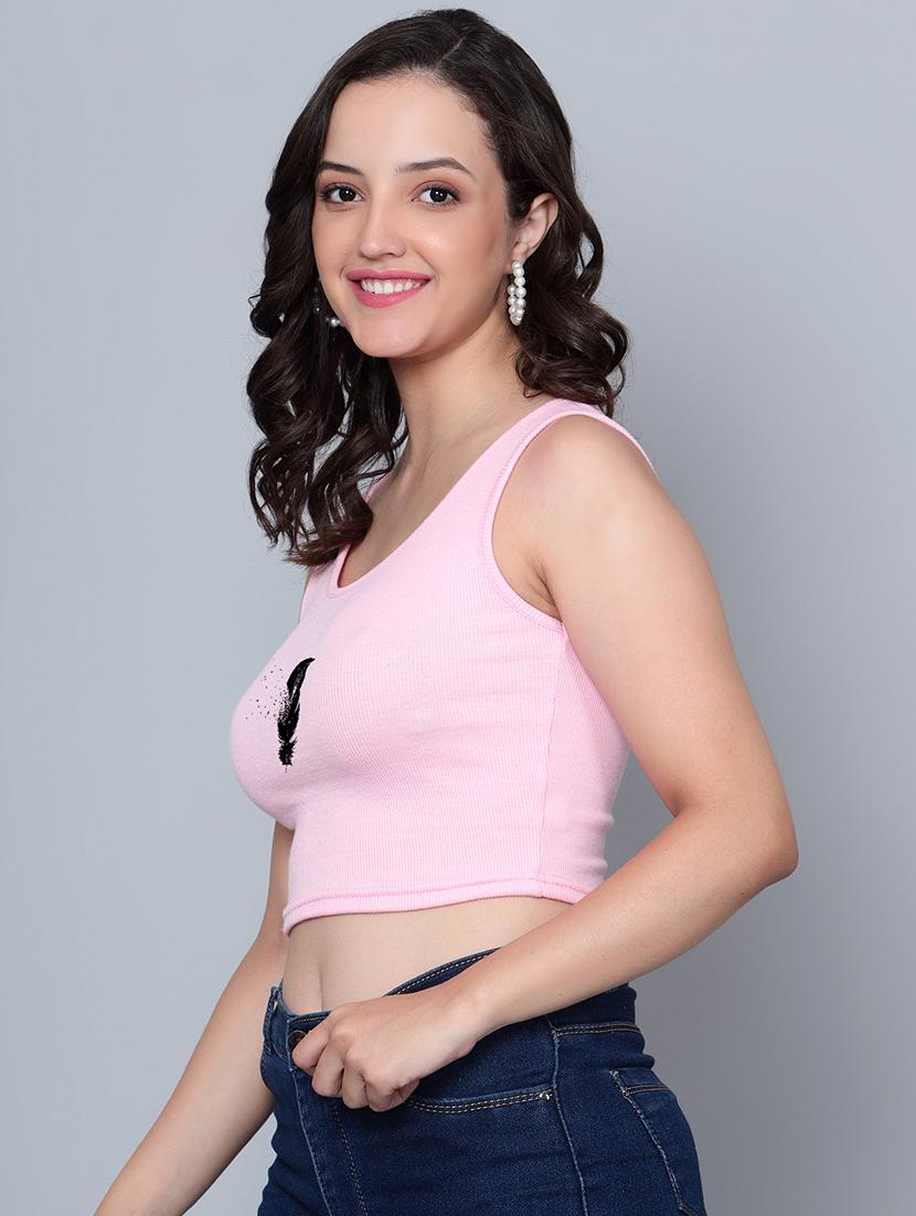 women's crop tank top - 21019786 - Standard Image - 1