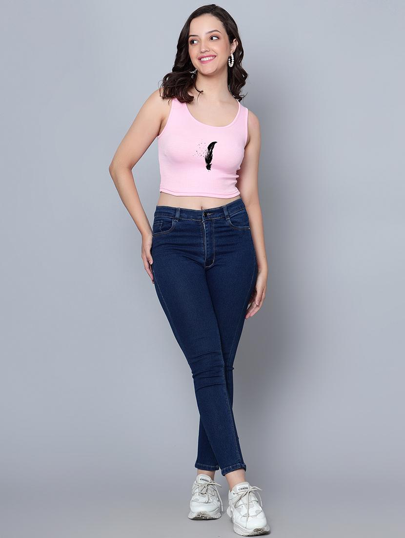 women's crop tank top - 21019786 - Standard Image - 4